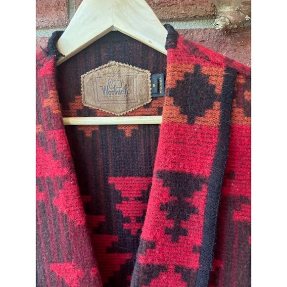 Woolrich Western Vest - Red, Orange, Black - Size Small - Picture 3 of 5